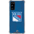 NHL New York Rangers Distressed Galaxy S20 FE Clear Case